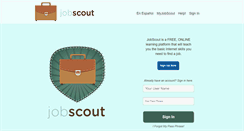 Desktop Screenshot of myjobscout.org